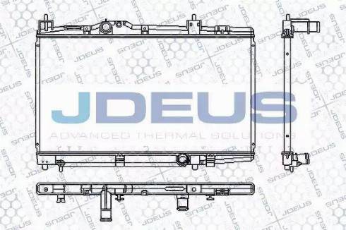 Jdeus RA0280160 - Radiators, Motora dzesēšanas sistēma autodraugiem.lv