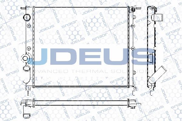 Jdeus RA0230431 - Radiators, Motora dzesēšanas sistēma autodraugiem.lv