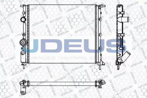 Jdeus RA0230550 - Radiators, Motora dzesēšanas sistēma autodraugiem.lv