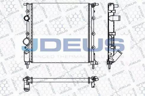 Jdeus RA0230560 - Radiators, Motora dzesēšanas sistēma autodraugiem.lv