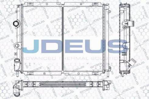 Jdeus RA0230580 - Radiators, Motora dzesēšanas sistēma autodraugiem.lv