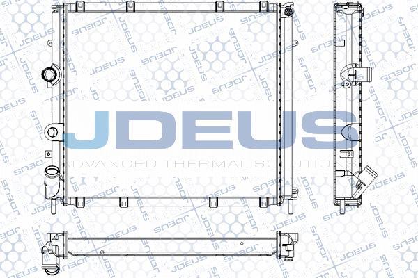 Jdeus RA0230570 - Radiators, Motora dzesēšanas sistēma autodraugiem.lv