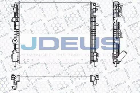 Jdeus RA0230660 - Radiators, Motora dzesēšanas sistēma autodraugiem.lv