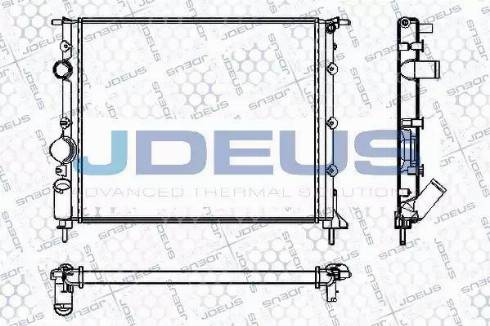 Jdeus RA0230630 - Radiators, Motora dzesēšanas sistēma autodraugiem.lv
