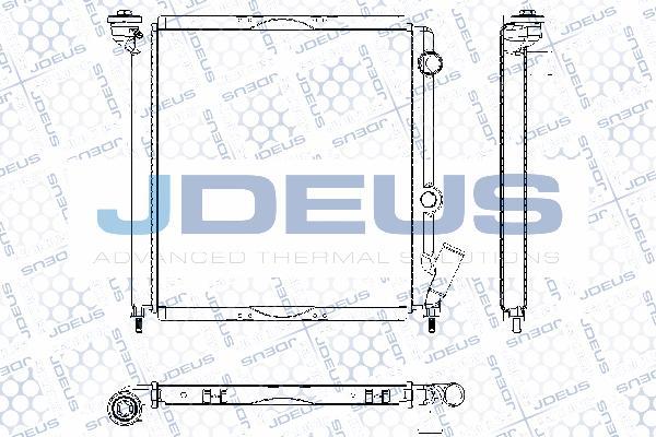 Jdeus RA0230061 - Radiators, Motora dzesēšanas sistēma autodraugiem.lv