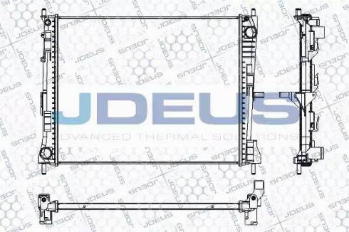 Jdeus RA0230870 - Radiators, Motora dzesēšanas sistēma autodraugiem.lv