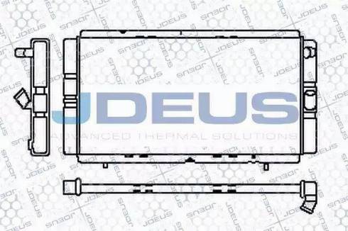 Jdeus RA0230300 - Radiators, Motora dzesēšanas sistēma autodraugiem.lv