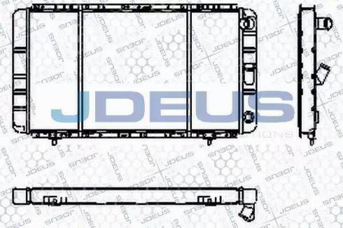 Jdeus RA0230320 - Radiators, Motora dzesēšanas sistēma autodraugiem.lv