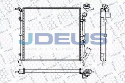 Jdeus RA0230251 - Radiators, Motora dzesēšanas sistēma autodraugiem.lv