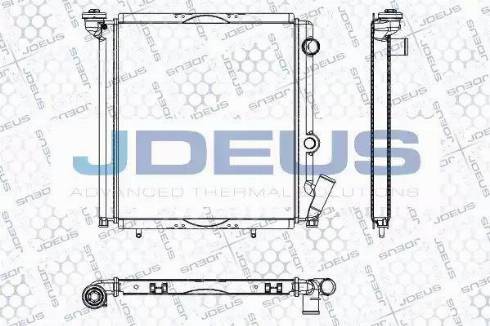 Jdeus RA0230201 - Radiators, Motora dzesēšanas sistēma autodraugiem.lv