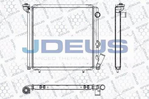 Jdeus RA0230211 - Radiators, Motora dzesēšanas sistēma autodraugiem.lv