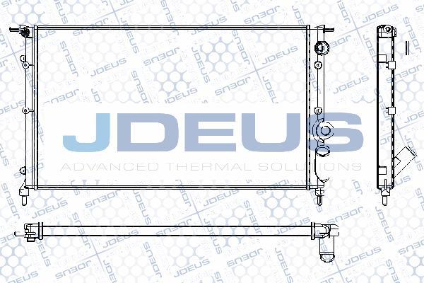 Jdeus RA0230221 - Radiators, Motora dzesēšanas sistēma autodraugiem.lv