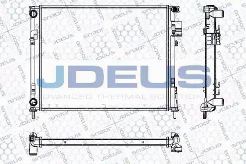 Jdeus RA0230760 - Radiators, Motora dzesēšanas sistēma autodraugiem.lv