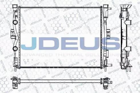 Jdeus RA0230700 - Radiators, Motora dzesēšanas sistēma autodraugiem.lv