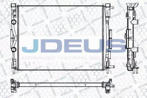 Jdeus RA0230720 - Radiators, Motora dzesēšanas sistēma autodraugiem.lv