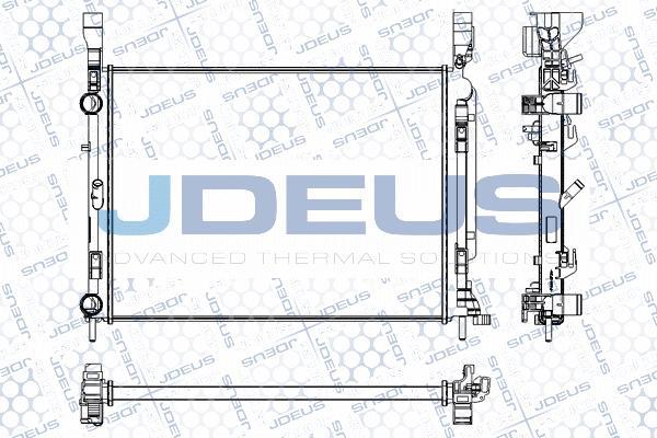 Jdeus RA0231080 - Radiators, Motora dzesēšanas sistēma autodraugiem.lv