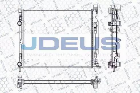 Jdeus RA0231070 - Radiators, Motora dzesēšanas sistēma autodraugiem.lv