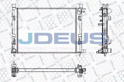 Jdeus RA0231100 - Radiators, Motora dzesēšanas sistēma autodraugiem.lv
