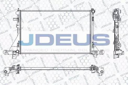 Jdeus RA0231110 - Radiators, Motora dzesēšanas sistēma autodraugiem.lv