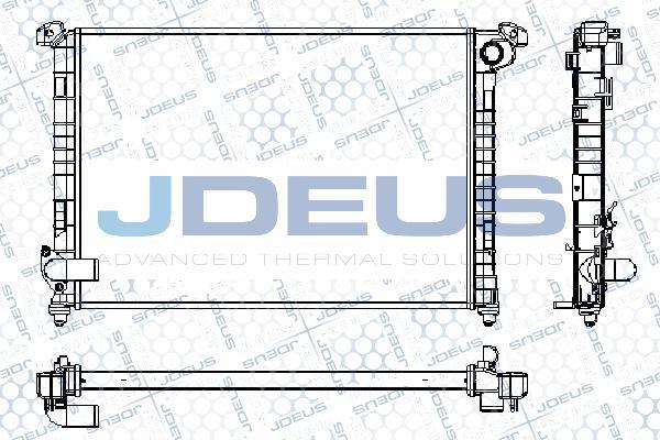 Jdeus RA0700000 - Radiators, Motora dzesēšanas sistēma autodraugiem.lv