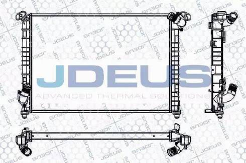 Jdeus RA0700020 - Radiators, Motora dzesēšanas sistēma autodraugiem.lv