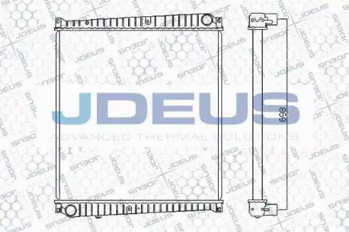 Jdeus RA1230920 - Radiators, Motora dzesēšanas sistēma autodraugiem.lv