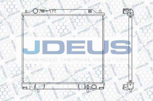 Jdeus M-0300710 - Radiators, Motora dzesēšanas sistēma autodraugiem.lv