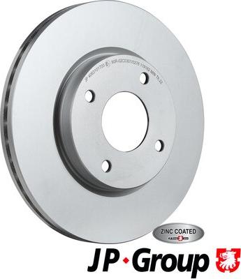 JP Group 4063101700 - Bremžu diski autodraugiem.lv