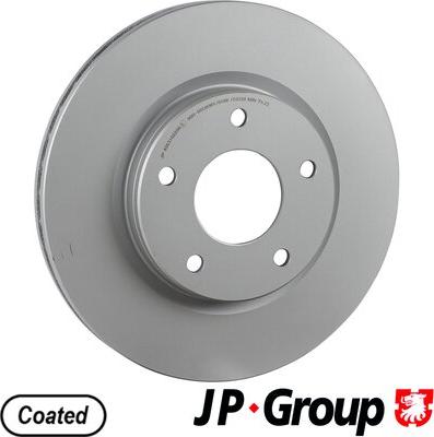 JP Group 4063102200 - Bremžu diski autodraugiem.lv