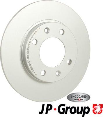 JP Group 4163201400 - Bremžu diski autodraugiem.lv