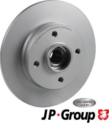 JP Group 4163201100 - Bremžu diski autodraugiem.lv