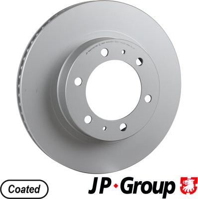 JP Group 4863105100 - Bremžu diski autodraugiem.lv