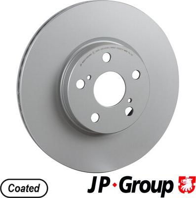 JP Group 4863105300 - Bremžu diski autodraugiem.lv
