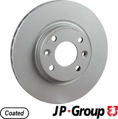 JP Group 4363102900 - Bremžu diski autodraugiem.lv