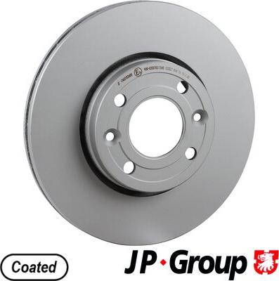 JP Group 4363102600 - Bremžu diski autodraugiem.lv