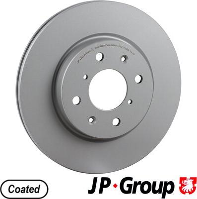 JP Group 4763101500 - Bremžu diski autodraugiem.lv