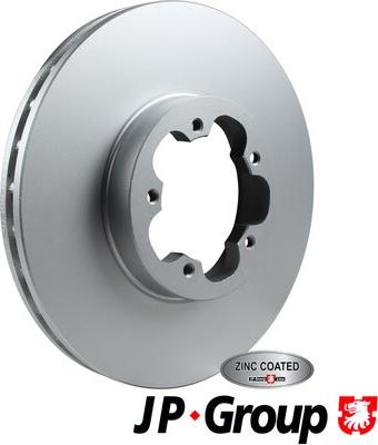 JP Group 1563104100 - Bremžu diski autodraugiem.lv