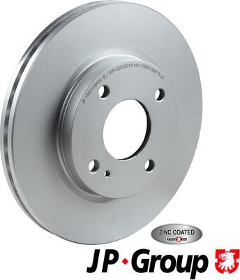 JP Group 1563105400 - Bremžu diski autodraugiem.lv