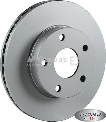 JP Group 1563105500 - Bremžu diski autodraugiem.lv