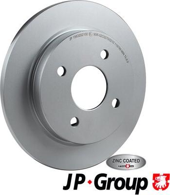 JP Group 1563202100 - Bremžu diski autodraugiem.lv