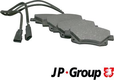 JP Group 1563700110 - Bremžu uzliku kompl., Disku bremzes autodraugiem.lv
