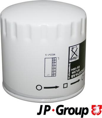 JP Group 1518500100 - Eļļas filtrs autodraugiem.lv