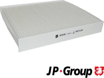 JP Group 1528100500 - Filtrs, Salona telpas gaiss autodraugiem.lv
