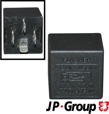 JP Group 1199208400 - Avārijas gaismas signāla relejs autodraugiem.lv
