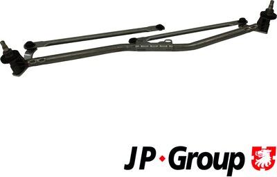 JP Group 1198101800 - Stiklu tīrītāja sviru un stiepņu sistēma autodraugiem.lv