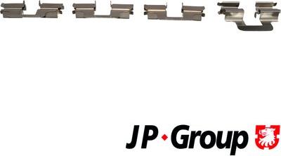 JP Group 1163651010 - Piederumu komplekts, Disku bremžu uzlikas autodraugiem.lv