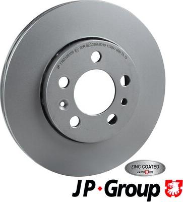 JP Group 1163109100 - Bremžu diski autodraugiem.lv
