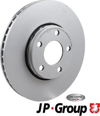 JP Group 1163110400 - Bremžu diski autodraugiem.lv