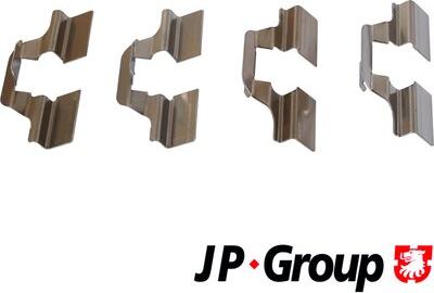 JP Group 1163750410 - Piederumu komplekts, Disku bremžu uzlikas autodraugiem.lv