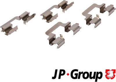 JP Group 1163750110 - Piederumu komplekts, Disku bremžu uzlikas autodraugiem.lv